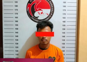 Pelaku inisial IA Als ALM, 25 Thn, Jl Padang Bulan Kel Padang Bulan Kec.Rantau Utara Kab. Labuhan Batu. Informasi didapat dari pengaduan masyarakat (Dumas), Kamis (16/03/2023)