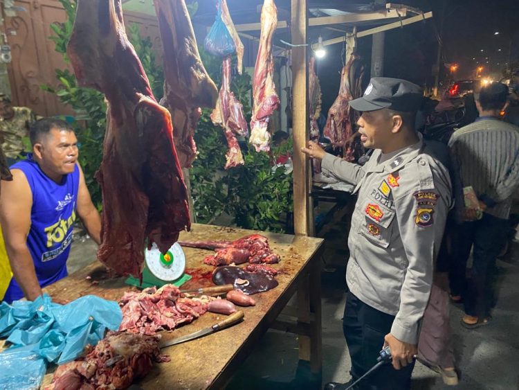 Personel Polsek Syamtalira Bayu melaksanakan patroli rutin antisipasi gangguan Kamtibmas