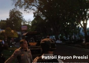 Sat Samapta Polresta Manado Lakukan Patroli Presisi