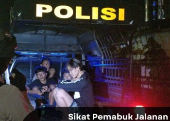 Personel Polresta Manado dan Polsek jajaran rutin menggelar Sibulan (sikat Pemabuk jalanan)