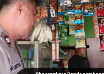 Bhabinkamtibmas Polsek Jajaran Polresta Manado melaksanakan kegiatan sambang warga di desa binaannya