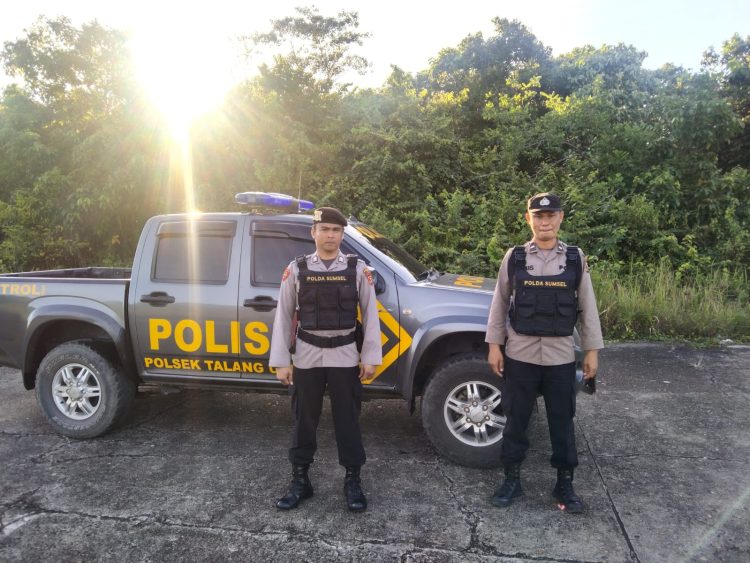 Jajaran Kepolisian Sektor (Polsek) Talang ubi, Kabupaten Penukal Abab lematang ilir (PALI) gencar melakukan giat patroli