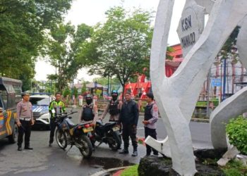 Satuan Samapta Polresta Manado lakukan patroli Preisi antisipasi balap liar, hal ini guna memberikan ketenangan pada saat bulan suci Ramadhan, Minggu (26/3/2023) pagi