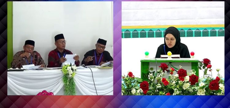 Kepala RRI Meulaboh, Peri Widodo saat sambutanya di Gedung Tri Prasetya RRI, Senin (27/03/2023)