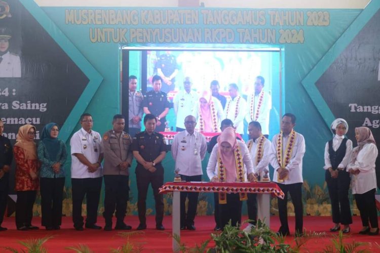 Pemerintah Kabupaten Tanggamus Melaksanakan Musyawarah Perencanaan Pembangunan (MUSRENBANG) Tahun 2023 untuk Penyusunan RKPD Tahun 2024