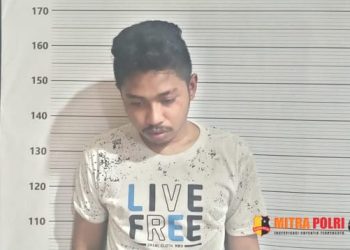 Tersangka MRA, Laki-laki, 20 Tahun pengedar narkotika jenis ekstasi