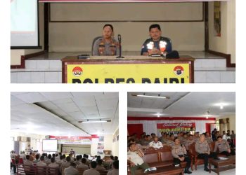 Polres Dairi Laksanakan Rapat Koordinasi Lintas Sektoral "Ops Ketupat Toba-2023"