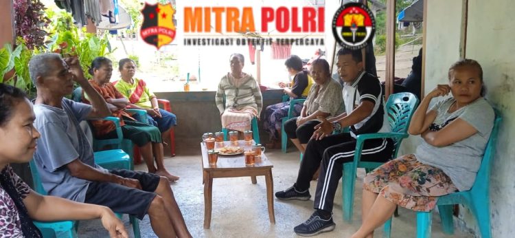 Bhabinkamtibmas Kelurahan Kefa Utara, BRIPKA. M. VIRMON, S.H Sambang dan melaksanakan kegiatan arisan akhir pekan bersama warga kelompok Ansaof Mese