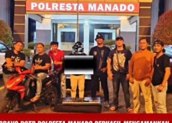 Tim Bravo yang di pimpin langsung Kanit Buser Polresta Manado Ipda Maria Rurupadang telah mengamankan pelaku pencurian motor dan pencurian barang elektronik jenis keyboard pada Selasa (7/3/2023)