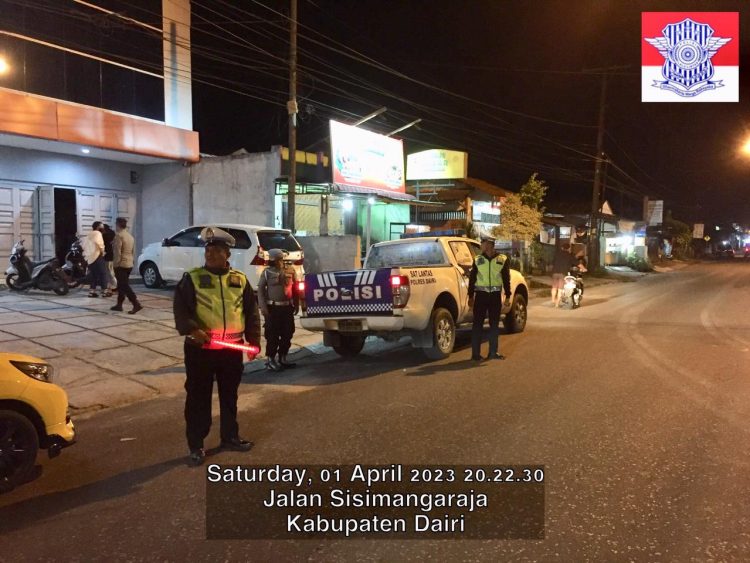 Polres Dairi dan Polsek Jajaran Polres Dairi gelar Pelaksanaan KRYD pada hari libur dan malam Minggu Khususnya di Bulan Suci Ramadhan