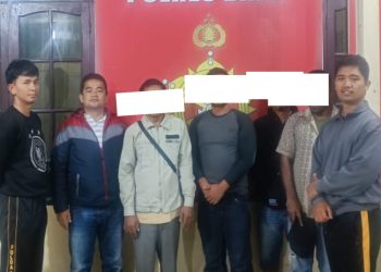 6 terduga pelaku yang berasal dari kecamatan gunung sitember kabupaten Dairi dan tanah pinem kec. tanah pinem Kabuaten Dairi pada. Sabtu 1/4/23 dan minggu 2/4/23.