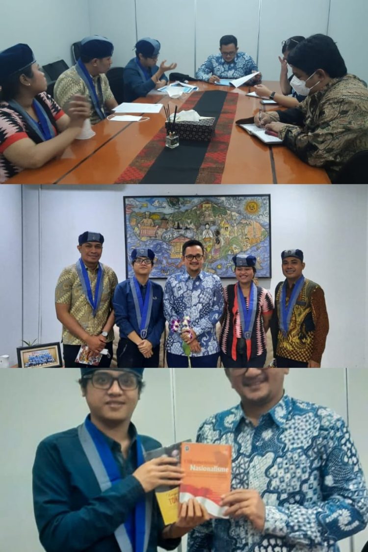 Pengurus Pusat Gerakan Mahasiswa Kristen Indonesia (PP GMKI) melakukan audiensi ke Kementerian Luar Negeri Republik Indonesia (Kemlu RI)