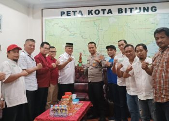 APPSI dalam kunjungan silaturahmi ke kantor Polres Bitung, 6 April 2023.