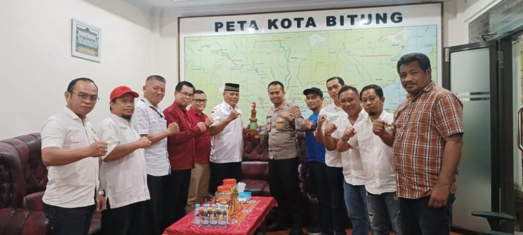 APPSI dalam kunjungan silaturahmi ke kantor Polres Bitung, 6 April 2023.