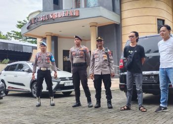 Sebanyak 92 personil Polres Probolinggo Kota dikerahkan untuk mengamankan pelaksanaan ibadah umat kristiani dalam memperingati Kenaikan Isa Al Masih