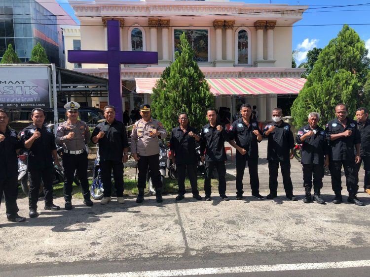 Kegiatan Pengecekan oleh Kapolres Bitung terhadap Personil Pengamanan Perayaan Ibadah Jumat Agung