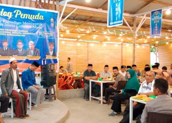 Kegiatan Dialog Pemuda, Tausiyah dan buka puasa bersama berlangsung di Cafe Kopi Alang Subulussalam Minggu 09 April 2023