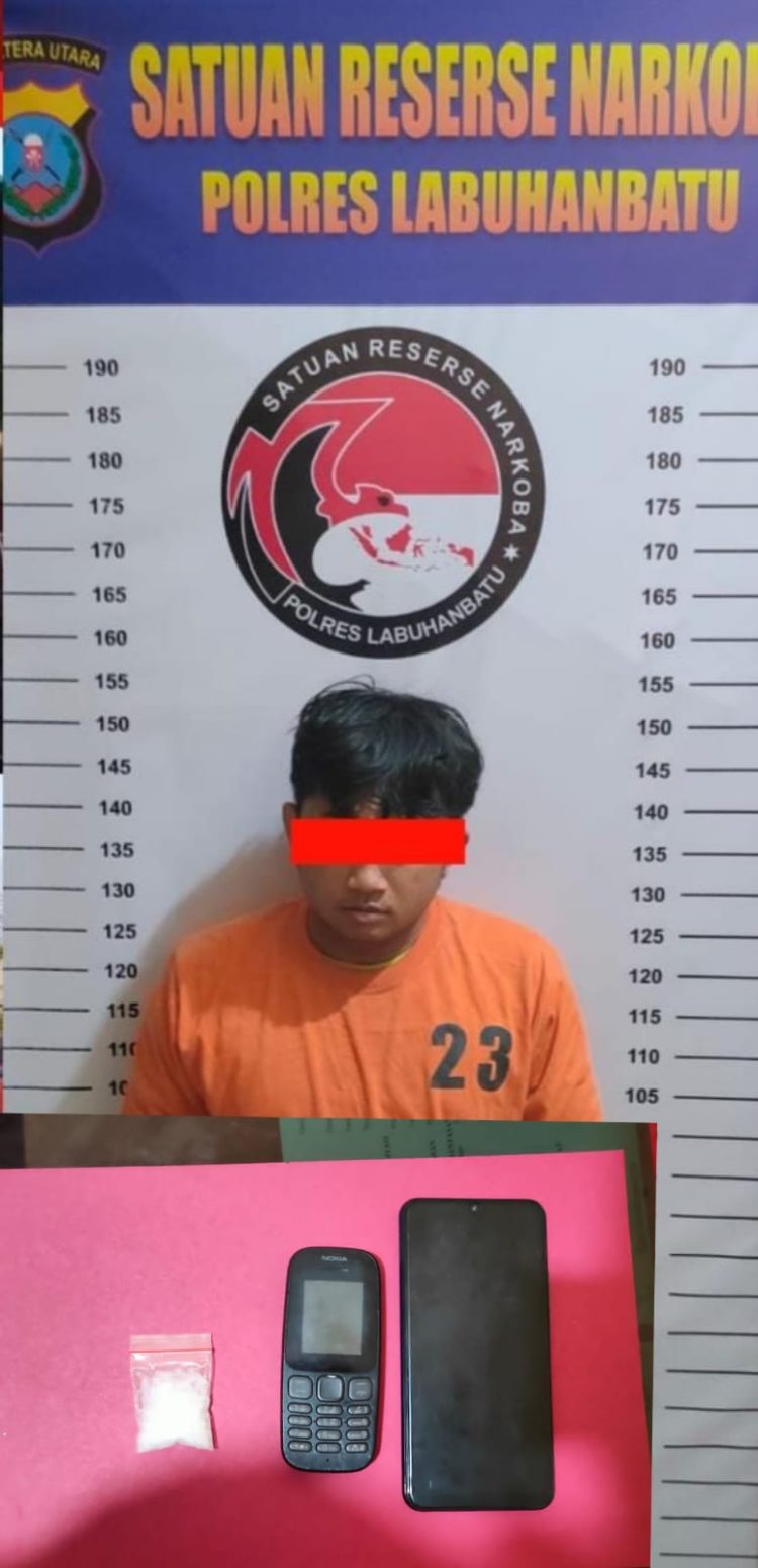 Residivis Bandar Narkoba Tahun 2015, inisial ARR, umur 29 Thn, Warga Jln.Manap Lubis Kampung Sawah Kel.Sirandorung Kec.Rantau Utara Kab. Labuhan batu.