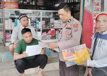 Personel Polresta Manado dan Polsek Jajaran melaksanakan program sosialisasi dan kampanye penerimaan Polri tahun 2023