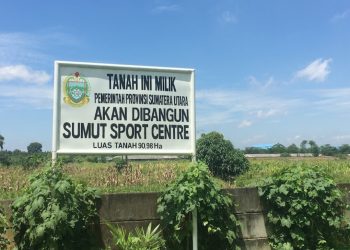 Areal Sport Center yang akan dijadikan kawasan Pusat Olahraga khususnya untuk menyambut pelaksanaan PON 2024