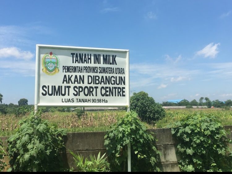 Areal Sport Center yang akan dijadikan kawasan Pusat Olahraga khususnya untuk menyambut pelaksanaan PON 2024