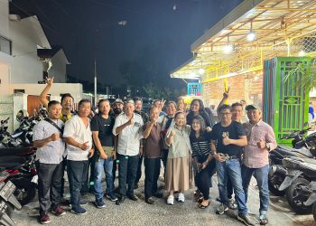 Tim IME Witel Sumut manfaatkan momen Ramadan untuk menggelar gathering sekaligus sharing santai di Café Pelangi, Pematang Siantar, Senin (17/4/2023)