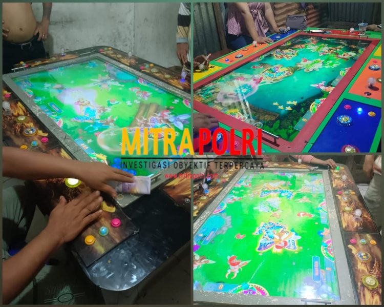 Foto diduga lokasi judi tembak ikan yang berada di komplek Yuka lingkungan 7 Kelurahan Tangkahan Kecamatan Medan Labuhan
