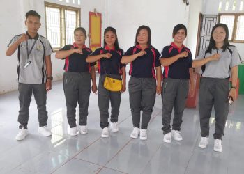 TP-PKK Desa Sohoya Kecamatan Bawolato Kabupaten Nias ikut meriahkan Hari Kartini di Tingkat Kecamatan Bawolato