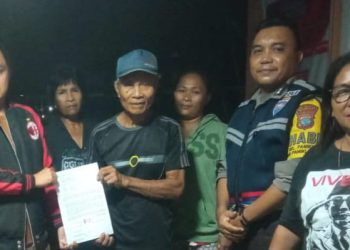 Bhabinkamtibmas Polsek Mapanget melaksanakan kegiatan Problem Solving kasus penganiayaan dilakukan oleh menantu terhadap mertua
