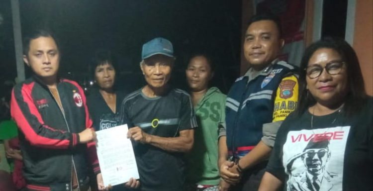 Bhabinkamtibmas Polsek Mapanget melaksanakan kegiatan Problem Solving kasus penganiayaan dilakukan oleh menantu terhadap mertua