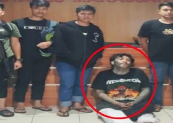 Pelaku inisial AM, warga Jalan Gowa Ria, Sulawesi Selatan. AM ditangkap polisi di Jalan Batua Raya, Kota Makassar, Senin (24/4/2023) dini hari