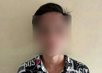 Tim Resmob Polres Bitung mengamankan seorang remaja pria berusia 17 tahun berinisial RT atas tindak pidana pencurian