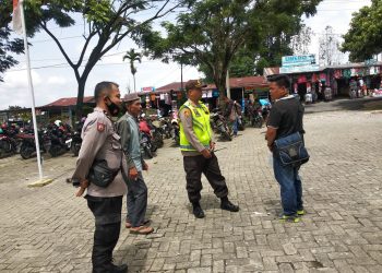 Polsek Sidikalang Kota melakukan pengecekan di Taman Wisata Iman (TWI) yang berada di Kecamatan Sitinjo Kabupaten Dairi, Selasa (25/4/2023)
