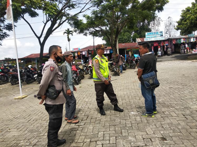 Polsek Sidikalang Kota melakukan pengecekan di Taman Wisata Iman (TWI) yang berada di Kecamatan Sitinjo Kabupaten Dairi, Selasa (25/4/2023)
