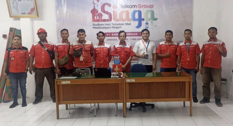 GM Witel Sumut HB Handoko bersama para Senior Leader ikuti rangkaian Posko TelkomGroup Siaga RAFI (Ramadhan Idul-Fitri) 2023 di lokasi Posko Gedung Balei Merah Putih Pematangsiantar
