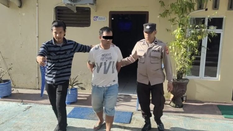 Seorang pemuda inisial MD (33) Laki-laki, warga Kabupaten Mamuju, Sulawesi Barat, diamankan Polisi Polsek Dua Pitue