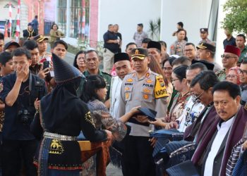 Kapolres Dairi AKBP Wahyudi Rahman, SH,SIK,MM Menghadiri Undangan Pemkab Dairi Dalam Rangka Peresmian Gedung Fasilitas Layanan Perpustakaan Kabupaten Dairi