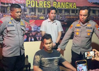 Tim Kelambit Buser Polres Bangka dan Polsek Sungailiat berhasil menangkap Lutfan Ahmad Als Lot (19) pelaku penjambretan diwilayah Sungaliat yang beberapa hari lalu sempat viral. Kamis (4/5/2023) malam