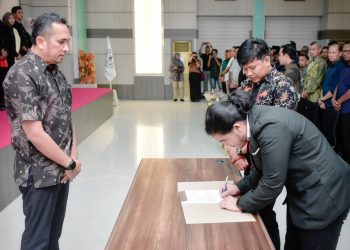 Pj Wali Kota Sabang Reza Fahlevi resmi mengukuhkan Pengurus Besar Ikatan Pemuda Pelajar dan Mahasiswa Sabang (PB-IPPEMAS) Periode 2023-2025