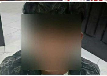 Tim Resmob Polsek Aertembaga mengamankan seorang remaja berinisial TP (17) yang kedapatan membawa senjata tajam jenis pisau penikam