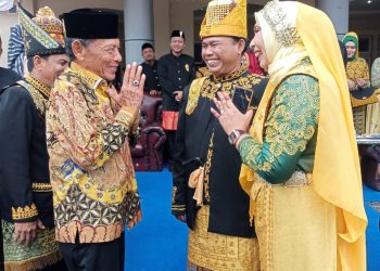 Perayaan HUT Ke 21 Kabupaten Nagan Raya, diperingati Senin (08/05) di halaman kantor bupati setempat