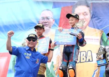 Sirkuit Catalunya milik Skyland Sekayu, Kabupaten Musi Banyuasin (Muba) menggelar event bergengsi Kejuaraan Nasional (Kejurnas) Motoprix Region A Musim 2023. Minggu (07/05/2023)