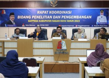 Pemerintah Kabupaten Nagan Raya melalui Badan Perencanaan Pembangunan Daerah (Bappeda) melakukan Rapat Koordinasi Bidang Penelitian dan Pengembangan Tahun 2023