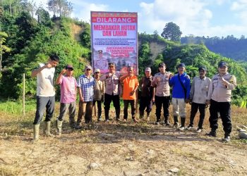 Pospol pirak timu dijajaran Polres Aceh Utara gencar melakukan sosialisasi kepada masyarakat yang mempunyai lahan agar tidak membuka lahan dengan cara membakar baik itu pertanian maupun perkebunan