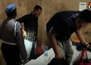 Satuan Perawatan Tahanan dan Barang Bukti (Sat Tahti) Polresta Manado melakukan pengecekan kondisi rumah tahanan (Rutan) dan tahanan, Selasa (09/05/2023)
