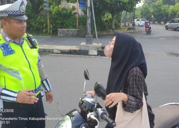 Satlantas Polresta Banyumas Polda Jateng mengingatkan kembali kepada para pengendara kendaraan bermotor untuk tetap disiplin dalam mematuhi aturan lalu lintas