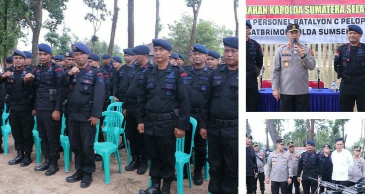 Kapolda Sumsel Irjen Pol A.Rachmad Wibowo SIK meninjau Mako Brimob Batalyon C Polda Sumsel serta pengecekan lokasi rencana pembangunan asrama serta lokasi lapangan tembak batalyon C Sat Brimob Polda Sumsel