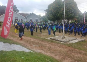 Kecamatan Riau Silip Roadshow Senam Sehat Bersama Honda Babel TDM belinyu yang di adakan berlokasi di halaman Kecamatan Riau Silip