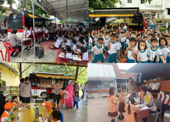 Polres Labuhanbatu melakukan inovasi Perpustakaan Keliling untuk meningkatkan minat membaca anak, agar tidak hanya fokus pada Game HP Android dan permainan lainnya