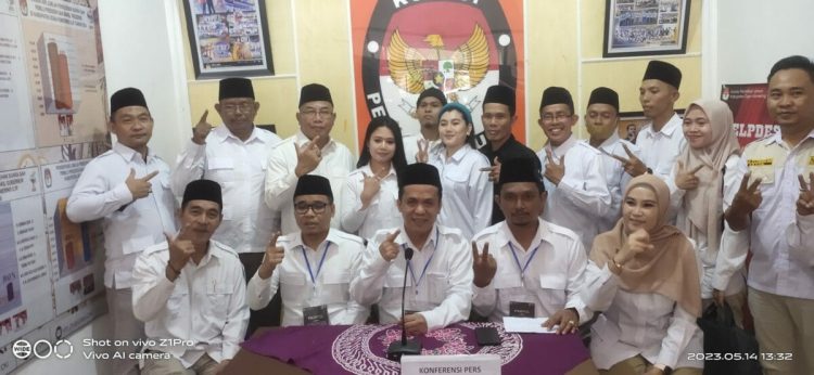 Komisi Pemilihan Umum (KPU) OKI, menerima secara resmi berkas pendaftaran bakal calon legislatif (caleg) untuk DPRD Kabupaten Ogan Komering Ilir